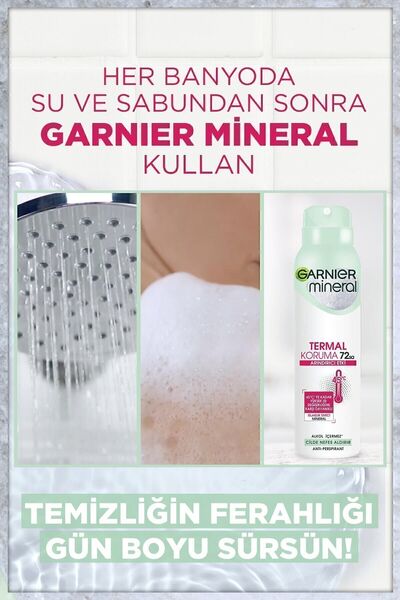Garnier 5'li Garnier Mineral Termal Koruma Sprey Deodorant Seti