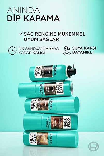 L'Oreal Paris Beyazlar Için Kapatıcı Kumral Saç Spreyi 75 ml