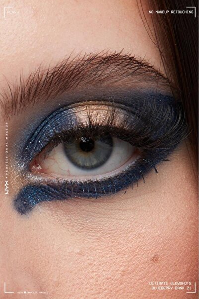 NYX Professional Makeup Ultimate Glow Shots Işıltılı Likit Göz Farı - 21 Blueberry Bank