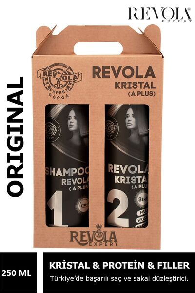 revola Saç Düzleştirici Kristal Protein & Keratin Brezilya Fönü Krem 250 ml 2...