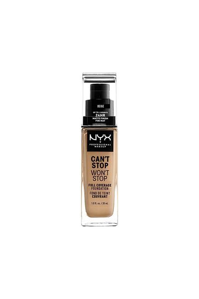 NYX Professional Makeup Foundation - Can't Stop Won't Stop Full Coverage Foundation 11 Beige 30 ml800897157289
