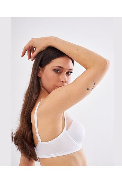 İntive Lingerie Le Jardin Linda B-C Cup Thin Soft Cup σουτιέν - Λεπτομερής συσκευή συσκευασίας από τούλι (9200)