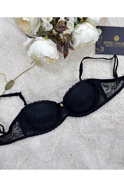 İntive Lingerie Σουτιέν Le Jardin Charlotte Silicone Guipure Lace -7001