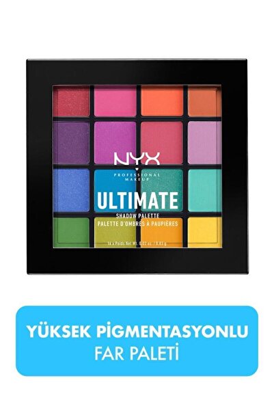 NYX Professional Makeup Göz Farı Paleti - Ultimate Shadow Palette Brights 800...