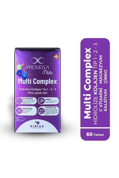Provega (2 Pcs) Platinum Multi Complex Hydrolyzed Collagen Alpha Lipoic Acid Magnesium Calcium Boron