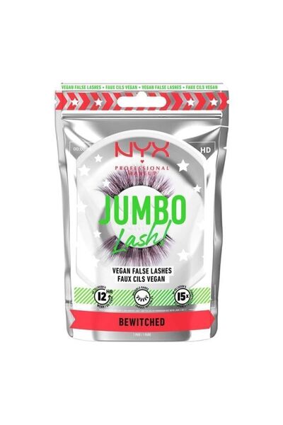 NYX Professional Makeup Jumbo Lashes Takma Kirpik Bewitched - Kırmızı