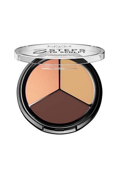 NYX Professional Makeup 3'lü Kontür Paleti - 3 Steps To Sculpt Medium 800897098346