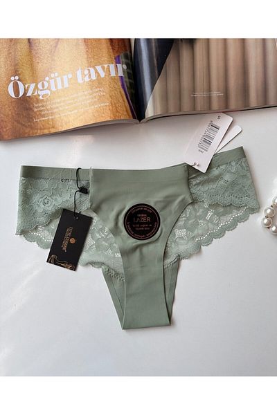 İntive Lingerie Ποιότητα Γνήσιο Laser Cut Spandex Invisible Ruched Slip/Thong - 2800