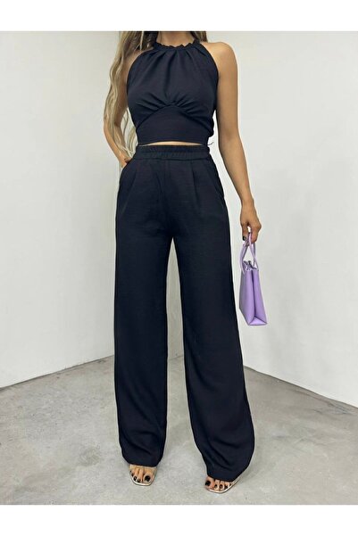 Gönen Passage ȚESĂTURĂ DE IN IMPORTATE DE FEMEI SET DUBLU SET STIL TÂNĂR