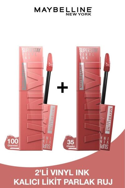 Maybelline New York Super Stay Vinyl Ink Uzun Süre Kalıcı Likit Parlak Ruj 10...