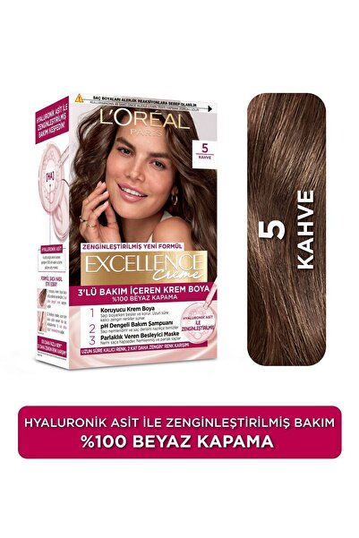 L'Oreal Paris L'oréal Paris Excellence Creme Saç Boyası - 5 Kahve