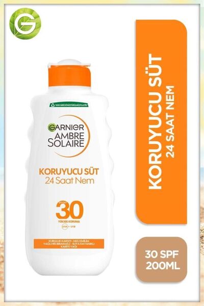 Garnier Ambre Solaire Güneş Koruyucu Süt Spf30 200ml
