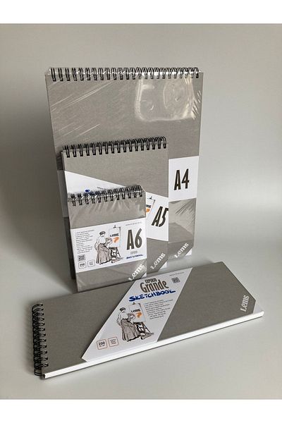 Lemsstudio Experto 200gr Set of 4 A5-a4-a6-grande (SKETCHBOOK) Sketchbook