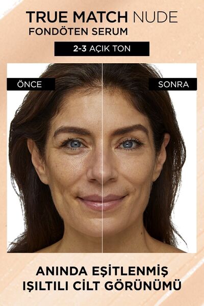L'Oreal Paris L'oréal Paris True Match Nude Fondöten Serum 2-3 Light