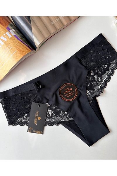 İntive Lingerie Quality Original Laser Cut Spandex Invisible Lace Slip / Thong - 2800
