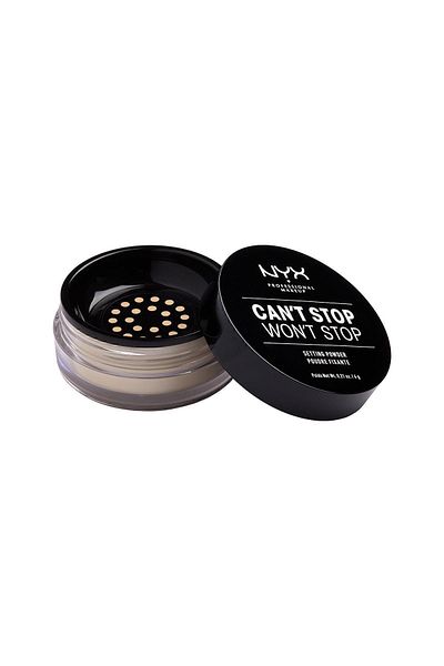 NYX Professional Makeup Stabilizer Powder - Can't Stop Won't Stop Set Powder Light Medium800897183707