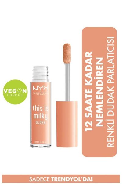NYX Professional Makeup Thıs Is Milky Gloss Dudak Parlatıcısı Milk N Hunny