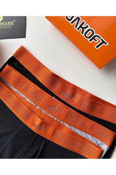 İntive Lingerie Jakoft Ultra Comfortable - Ευέλικτο 95% βαμβακερό ανδρικό μπόξερ, Triple Box