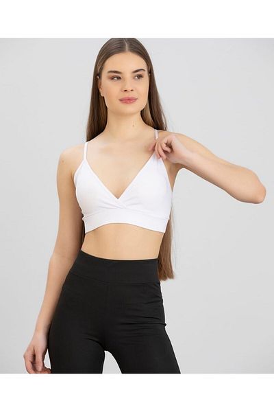 İntive Lingerie Aurafit Cross Deep Low-Cut Rope Strap Sports Bra -9026