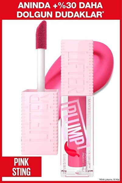 Maybelline New York Lifter Plump Dolgunlaştırıcı Dudak Parlatıcısı- 003 Pink Sting