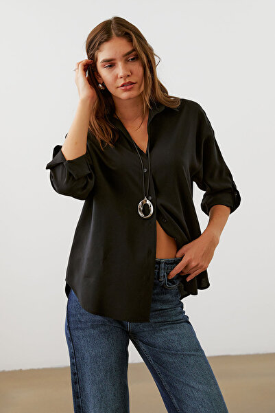 urban focus Apoletli Oversize Gömlek