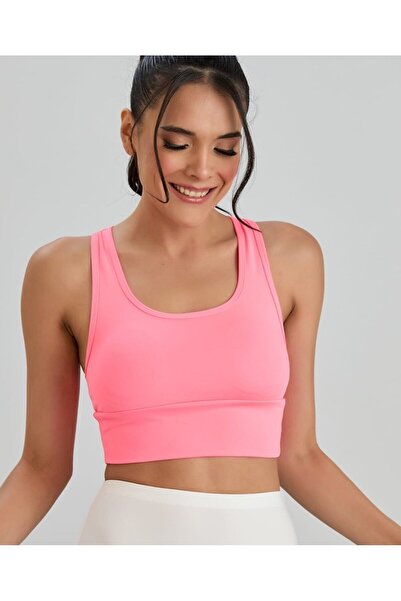 İntive Lingerie Aurafit Arkası Halter Kesim U Yaka Spor Sütyeni/Büstiyer/Crop...