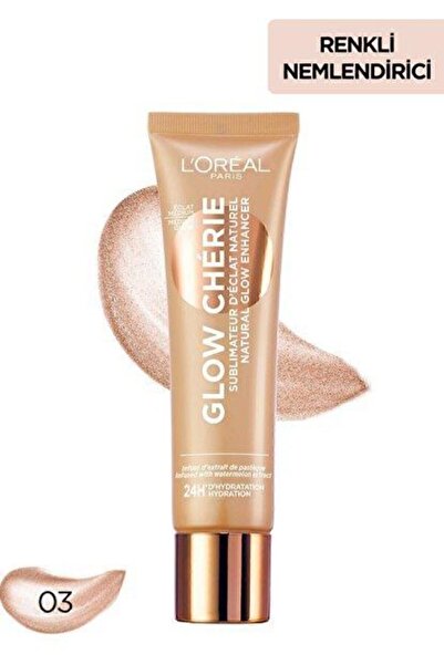 L'Oreal Paris Marka: L'oreal Paris Glow Cherie Işıltılı Renkli Nemlendirici M...