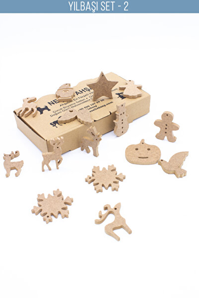 na neşeli ahşap Yılbaşı süsü çocuk okul öncesi etkinlik Yılbaşı ağacı dekoru ...