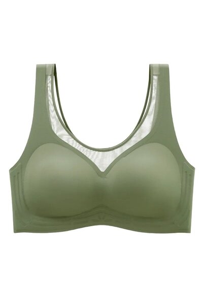 İntive Lingerie Isabel Imported Seamless and No Underwire Tulle Detailed Spor...