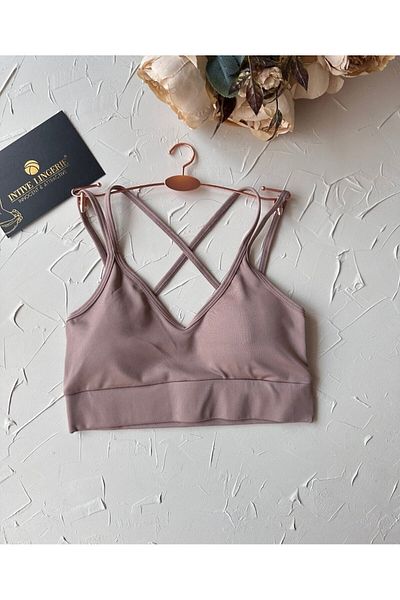 İntive Lingerie Αθλητικό σουτιέν Aurafit V-Neck Cross Rope Strap -9024