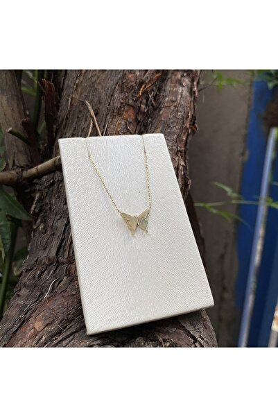 DİLEK KUYUMCULUK Kelebek altın kolye