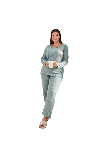ysrozrgyim Large Size Interlock Pajama Set