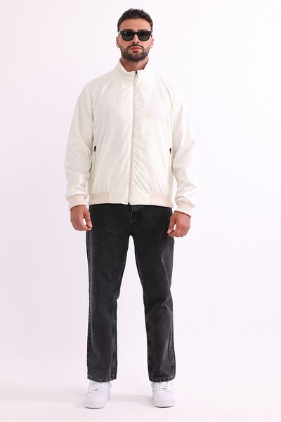 RİVERCLUP Men's Ultra Light Stand Collar Stone Windproof Seasonal Sports Coat