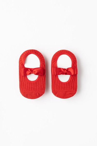Banamio Bow Detailed Baby Girl Ballerina Socks
