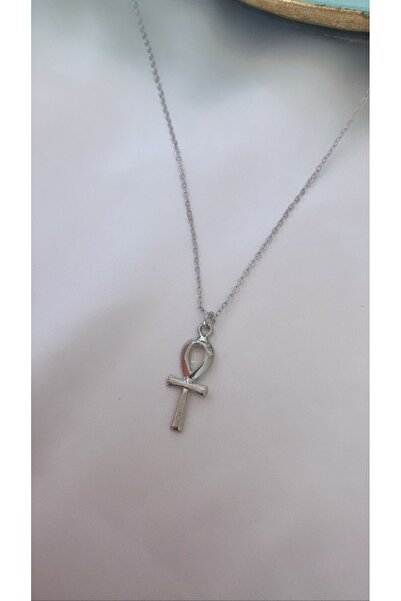 Asia by Leuvoié Asia By Leuvoie Gümüş Kaplama Ankh Kolye