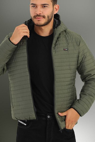 River Club Men's Khaki Lined Windproof Sports Jacket