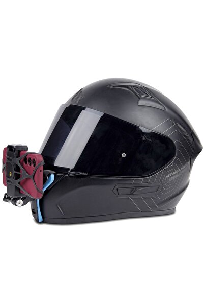 Gplus Gp525 Cep Telefonu Aksiyon Kamera Motor Kask Çene Yatay Dikey Telefon Bağlantı Aparatı Gp525 Mavi