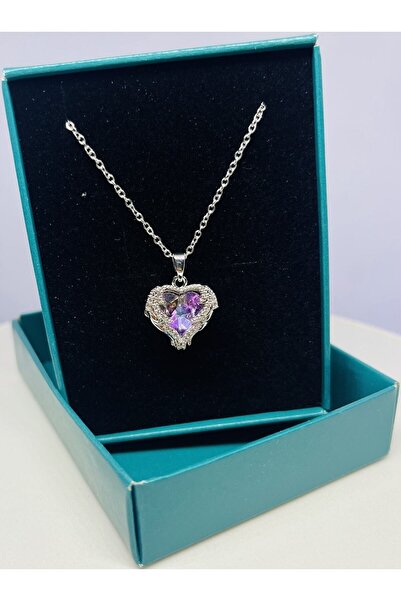 stainless steell Steel, Heart Ocean Necklace