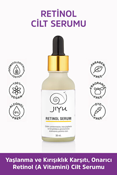 JIYU Retinol Serum 30 ml – Yaşlanma Karşıtı, Onarıcı & Cilt Yenileyici Etki