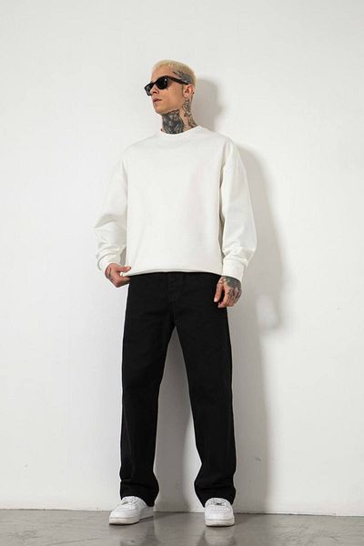 Baggy Wear Sbg Μαύρο φαρδύ τζιν