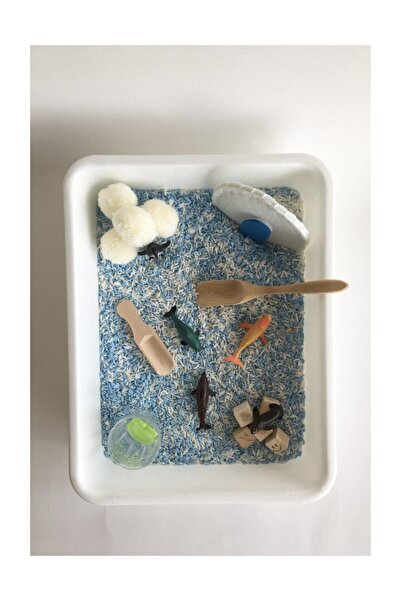 Beyaz Tavşan Oyun Evi Kutuplar Temalı Duyusal Oyunlar Seti - Montessori Oyuncak