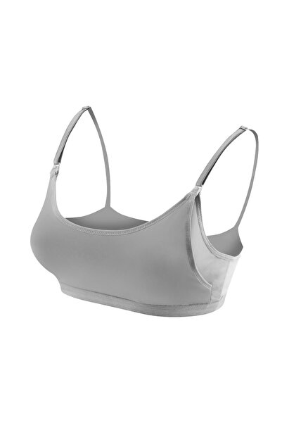 Bmom حمالة صدر مضخة بدون استخدام اليدين باللون الرمادي