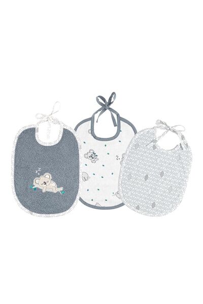 Gezenbebe Hero 3'lü Yenidoğan Bebek Önlük Seti Koala