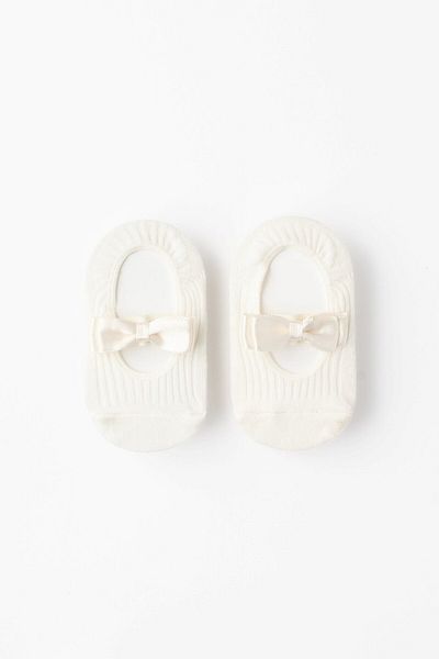 Banamio Bow Detailed Baby Girl Ballerina Socks
