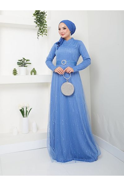stilsahibi Βραδινό φόρεμα Lina Hijab LNA001
