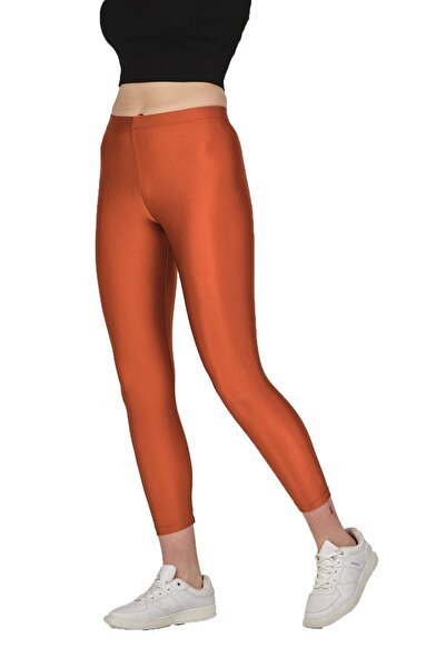 FSM1453 Жіночі блискучі легінси середньої висоти талії, диско, облягаючі, кол...