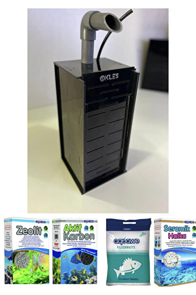 KLES sumplu pipo filtre M boy Siyah seti + filtre seti