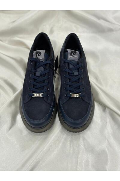 Pierre Cardin PİERRE CARDİN HAKİKİ DERİ PREMİUM CASUAL LACİVERT AYAKKABI