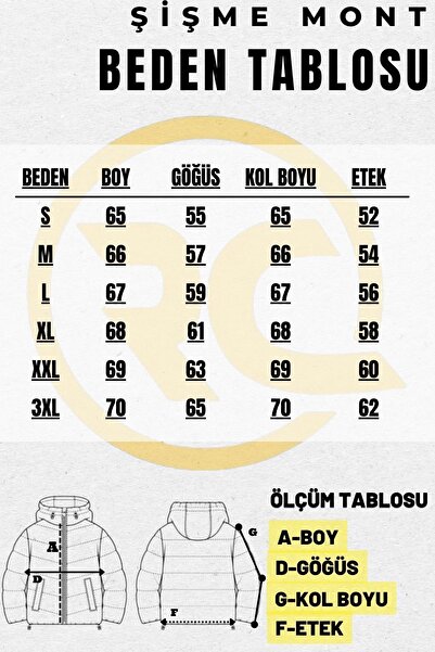 RİVERCLUP Erkek Siyah Astarlı Rüzgar Geçirmez Kapüşonlu Kışlık Şişme Spor Mont