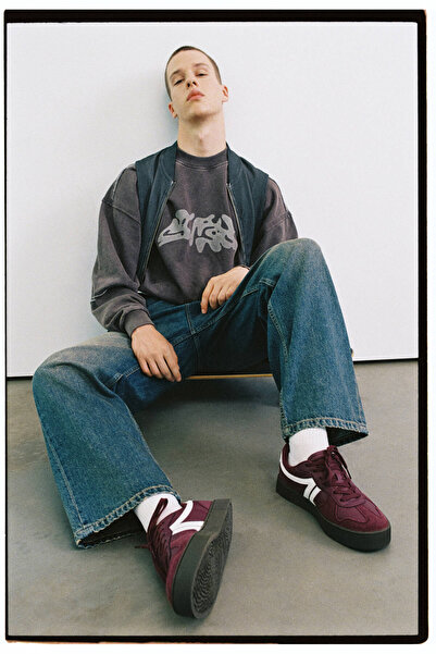 Pull & Bear Kalın tasarımlı retro spor ayakkabı